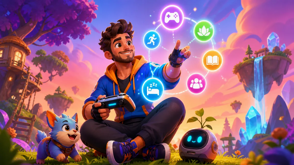 criar uma rotina de jogo equilibrada