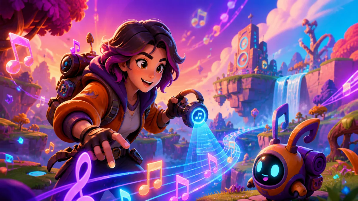 descoberta de música em jogos